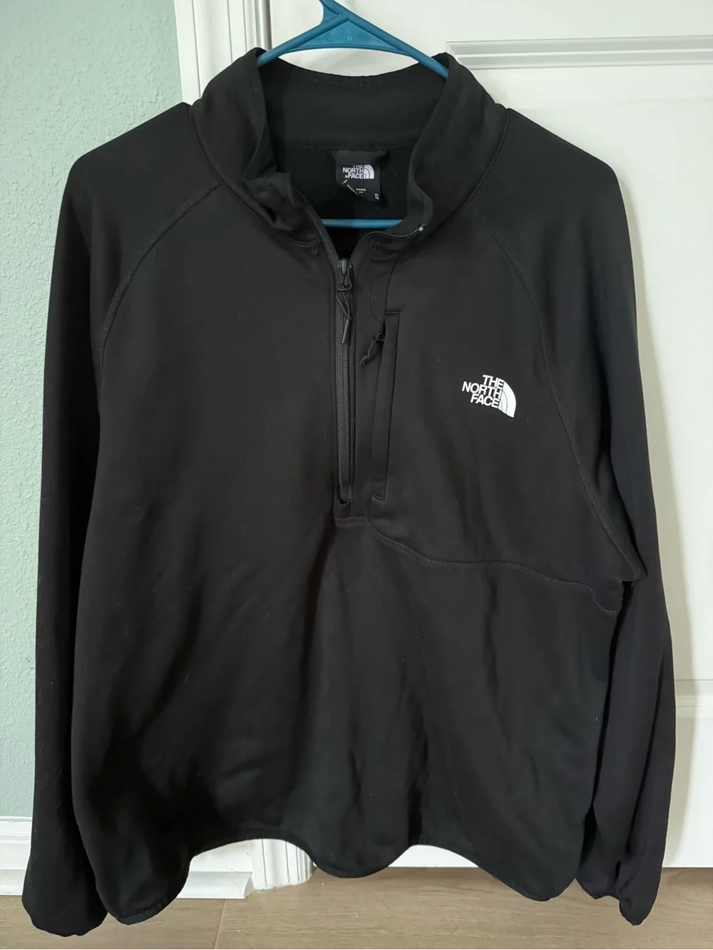 The North Face Black 1/4 Zip Pullover Fleece